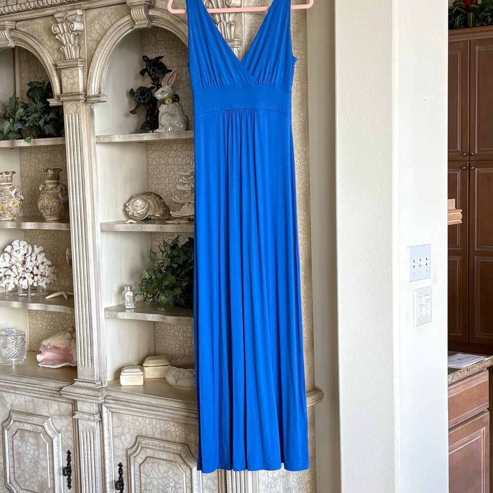 EUC Willi Smith Blue Maxi Dress S